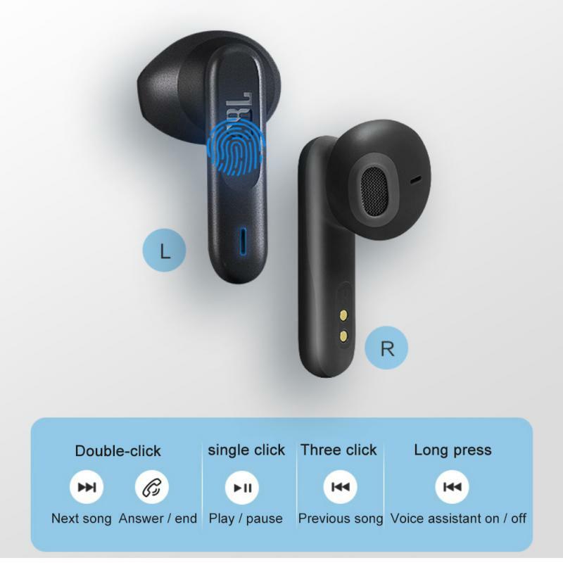Original JBL Wave 300 TWS True Wireless Bluetooth Earphone In-Ear Music Headphones Lightweight Earbuds With Mic Charging Case