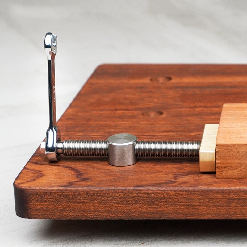 Mosiężny zacisk biurkowy do obróbki drewna szybki klips do mocowania mocowanie narzędzia ławki robocze trzymają zestaw stołowy 19Mm