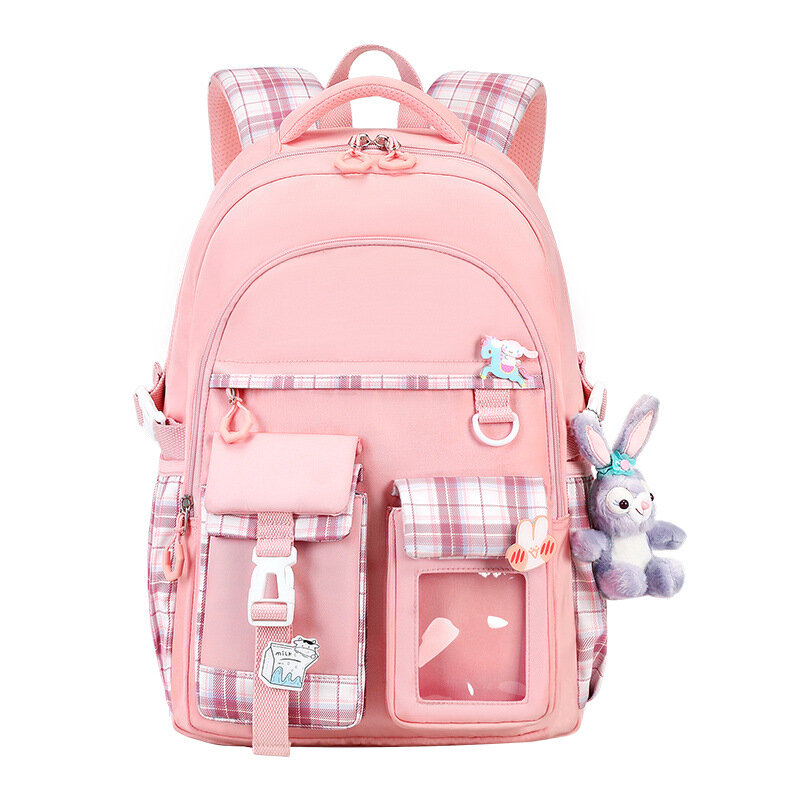 Amiqi 여아용 어린이 학교 배낭, 유치원 맞춤형 학교 가방, 배낭 패션 장난감 액세서리