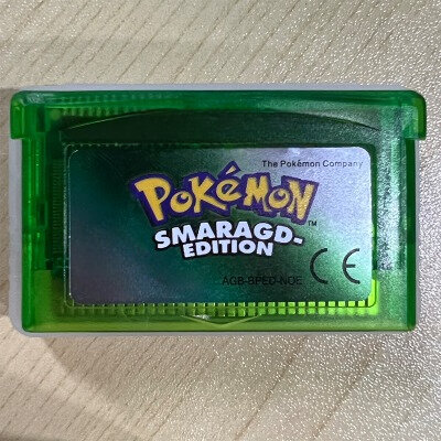 Игровой картридж серии Pokemon GBA, 32 бит, картридж для видеоигровой консоли Smaragd-накопитель Rubin-немецкий язык для GBA/NDS