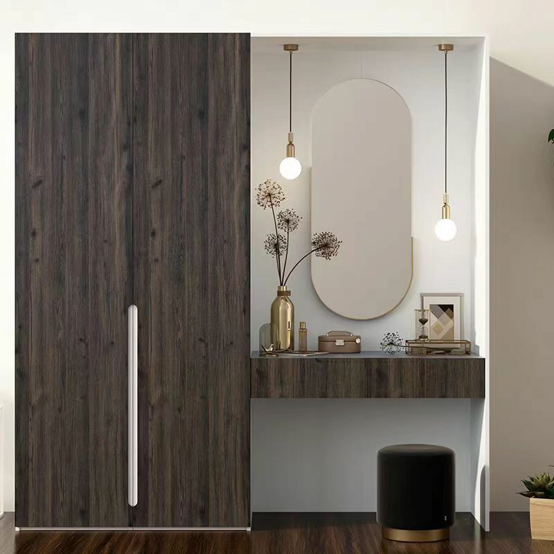 Furniture Renovation Sticker Waterproof Wood Grain Wallpapers Desktop Cabinet Cabinet Door PVC Self-adhesive Decorative Film