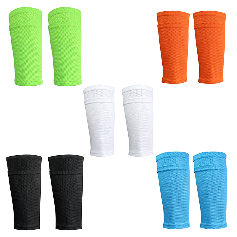 New Football Socks with Pocket Leg Cover Equipment Professional Sports Protective Equipment Shin Pads
