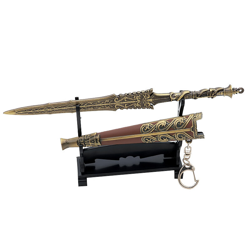 22cm Metall Brieföffner chinesische Qin Dynastie alte Waffe Modell kreative Papiers ch neider Legierung Waffe Anhänger Schreibtisch Dekor