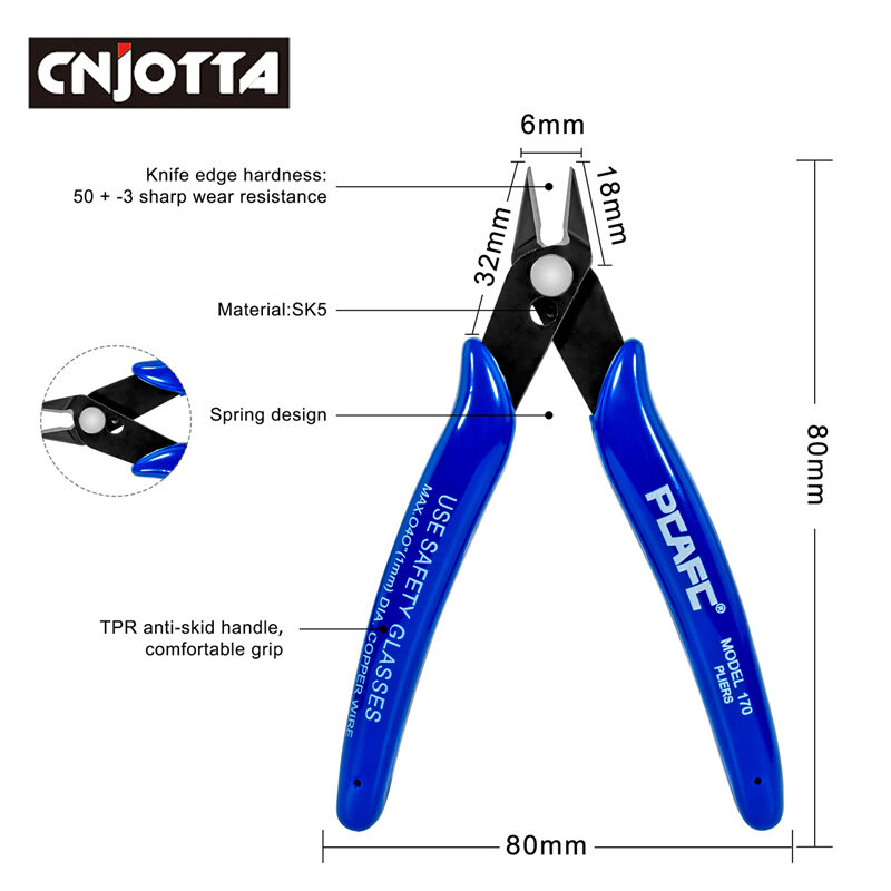 Multi Functional Tools Electrical Wire Cable Cutters Cutting Side Snips Stainless Steel Nipper Mini Hand Tools Dropshipping
