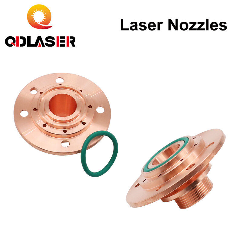 QDLASER-conector de boquilla láser de DN-2 Tipo G, altura Q90, 12,3mm/17,6mm, rosca M14 para máquina de corte láser de fibra, boquilla