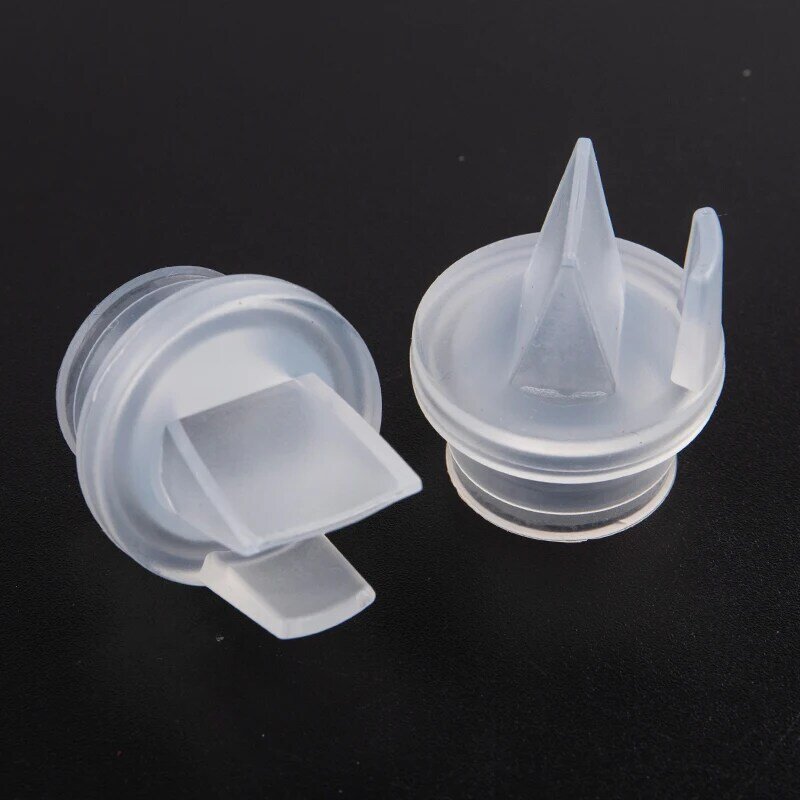 2pcs Duckbill Valve Breast Pump Backflow Protection Breast  Silicone Baby Feeding Nipple Manual/Electric Breast Pump Accessorie