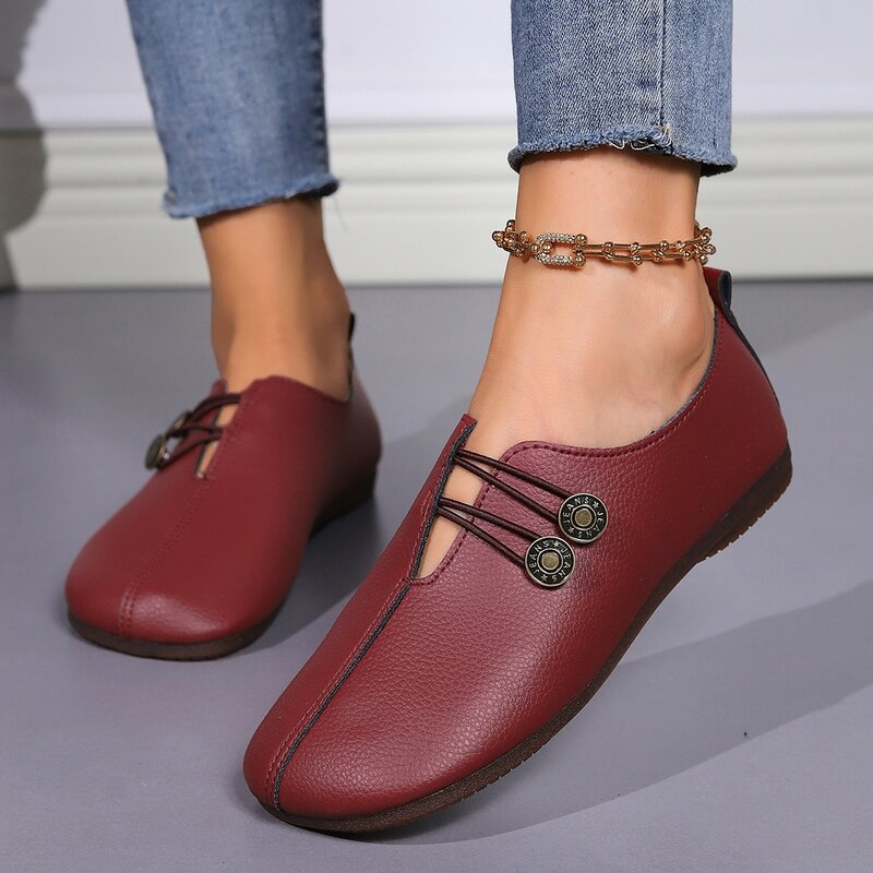 Брендовые дизайнерские женские туфли, квадратный носок, кожаные винтажные лоферы на плоской подошве, узкие ремешки, роскошная обувь для женщин