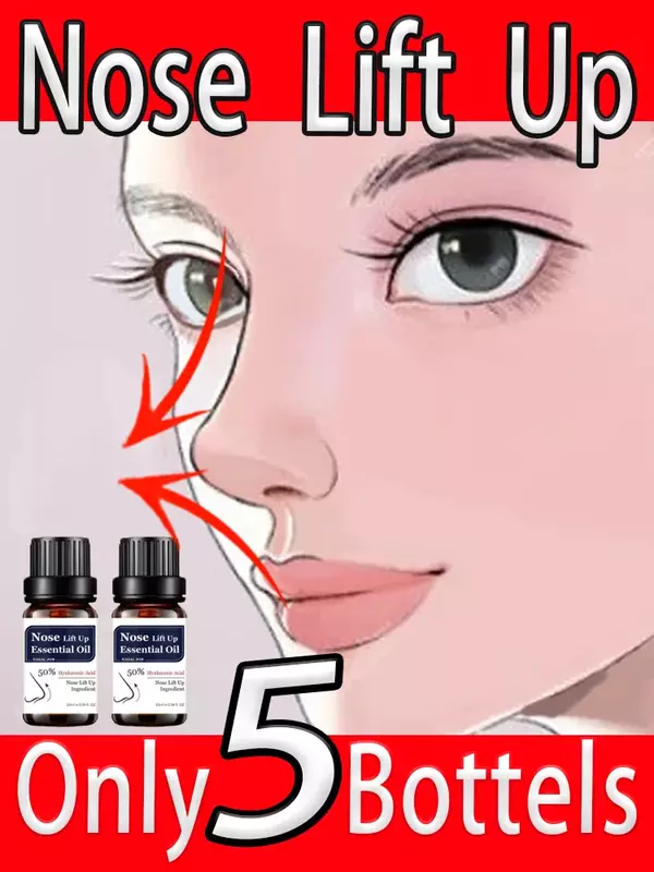 Nose Lift Up Essential Oil Natural Care Thin Smaller Nose Up High Heighten Rhinoplasty