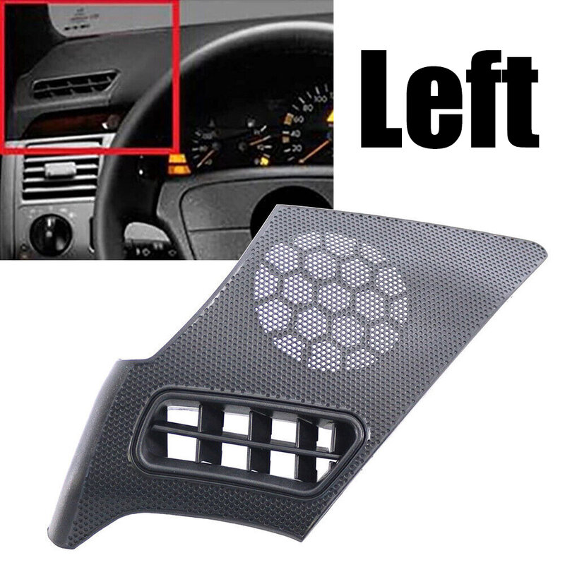 لوحة عدادات السيارة الأمامية اليسرى أو اليمنى ، الجانب الأيسر والأيمن مكبر صوت تنفيس الهواء غطاء مصبغة بنز W210 E Class-، 1Pair
