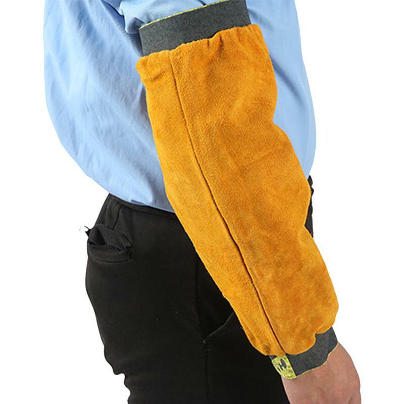 Welding Arm Sleeve Heat Resistant Arm Protection Covers With Hook And Design Welding Arm Protection Sleeves For Machinery