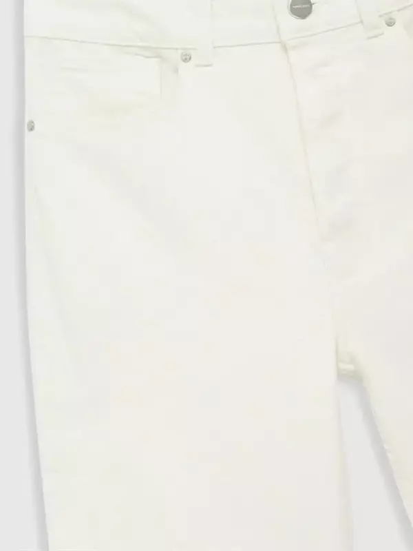 Jeans de cintura alta feminino com zíper, calça jeans fina, fenda para bainha, Fly, fino, OL, Versátil, Four Seasons, Novo, 2022