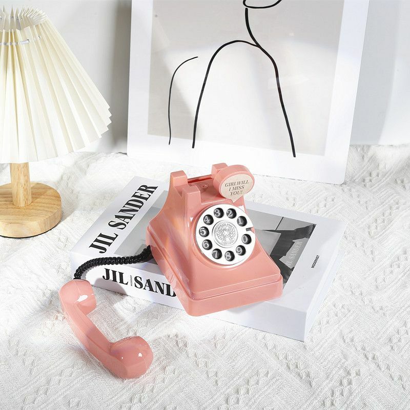 Pink Telephone Newborn Photography Props Red Telephone Photography for Newborns Telephone Newborn Photography Accessories