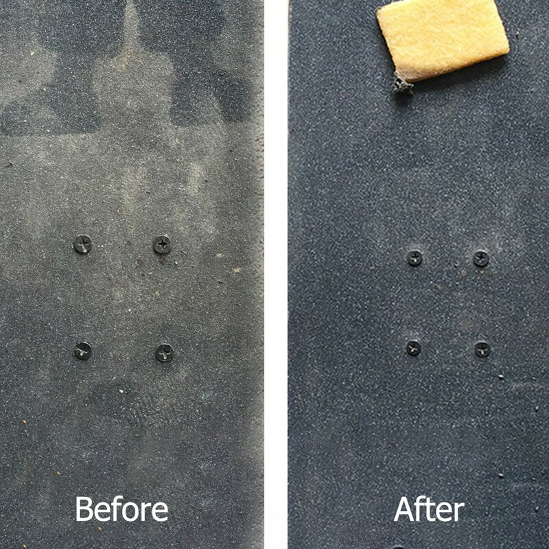 Pita pegangan Skateboard Anda menjaga pembersih karet bersih untuk kotoran dan debu, ringan dan desain portabel
