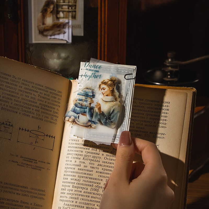 귀여운 사랑스러운 장식 PET 테이프, 독서 시간 시리즈, 6PCs/로트