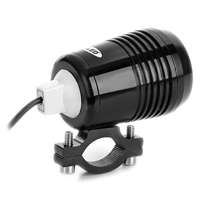 1/2PCS 30W Universal Motorcycle Headlight U2 LED Motorbike Spot Light High Low Beam Flash Head Lamp Waterproof Bulb with Switch