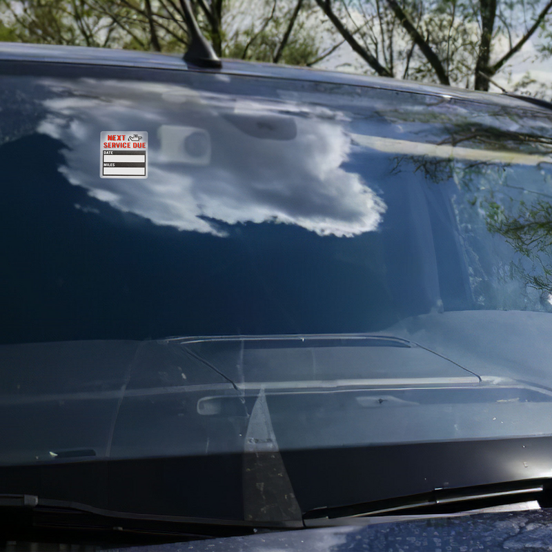 Stiker Label perawatan mobil, stiker tempel layanan perekat karena Auto Decal portabel