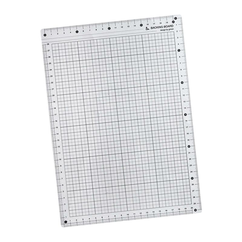 A4 Cutting Mat Portable Desk Mat Protector with Measurement Grids Craft Mat Cutting Pad for Quilting Sewing Scrapbook Paper