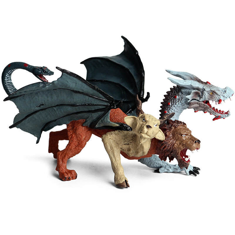 Big Size Toy Figure Science Fiction Savage Flying Magic Dragon Dinosaur Model PVC Action Figure High Quality Kids Collection Toy