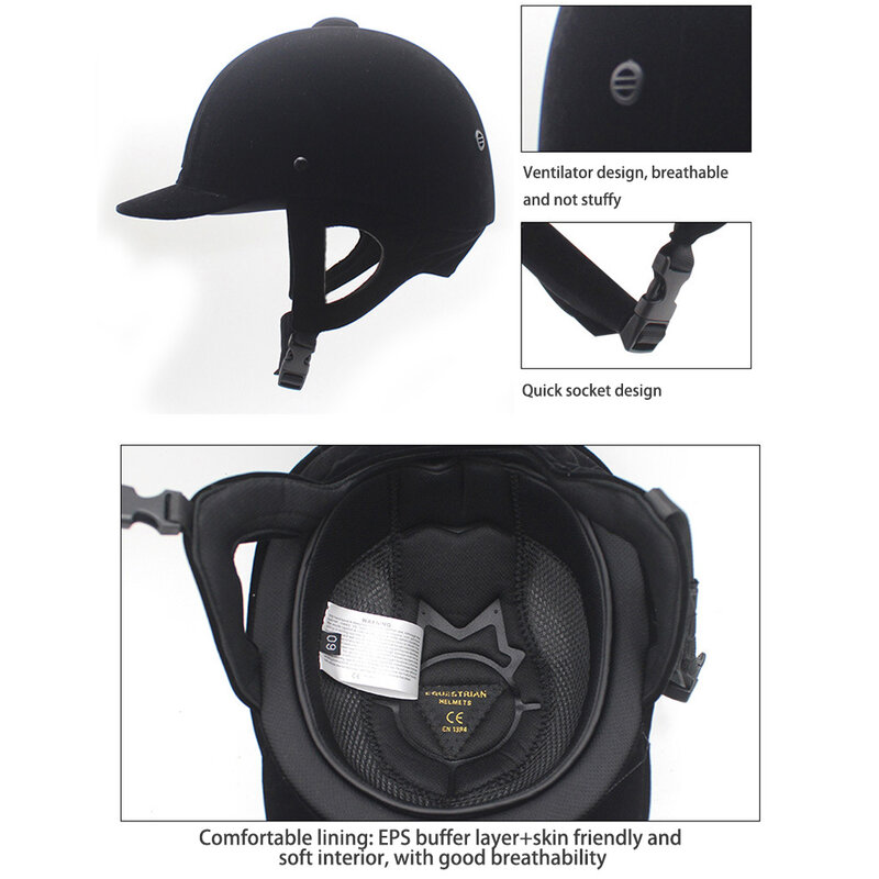 남녀공용 승마 헬멧, 통기성 안전, 겨울 가드