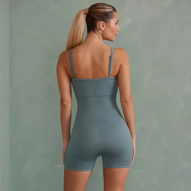 Bezszwowe kombinezon fitness jogi seksowne brzoskwiniowe pośladki elastyczne skurcze i kształtowanie sylwetki odzież sportowa