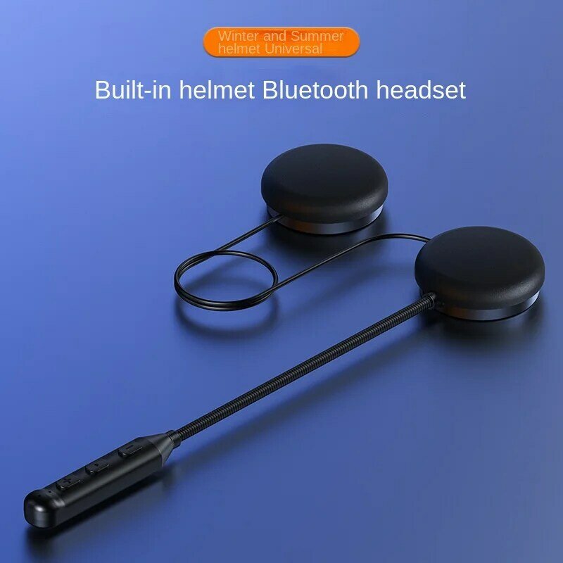 Auriculares inalámbricos para casco de motocicleta, walkie-talkie estéreo con Bluetooth 5,3, manos libres con micrófono de desaceleración