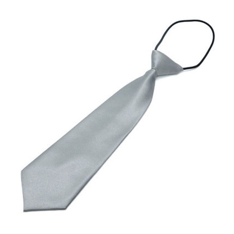 Crianças gravata elástica gravata escola meninos magro gravata uniforme laços longo jk uniforme gravata cor sólida básico pequena gravata dropship