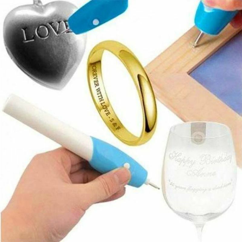 Glass Engraving Machine Cordless DIY Electric Engraving Pen Portable Carve Tool For Metal Glass Engraver Pencil Glass Marker