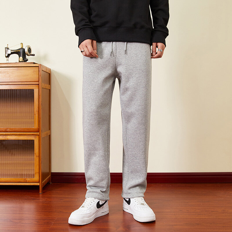 Winter Warm Fleece Pants Men 2023 Lambswool Thick Heavy Cotton Thermal Sweatpants Male Trousers Brand Casual Fashion Men Joggers