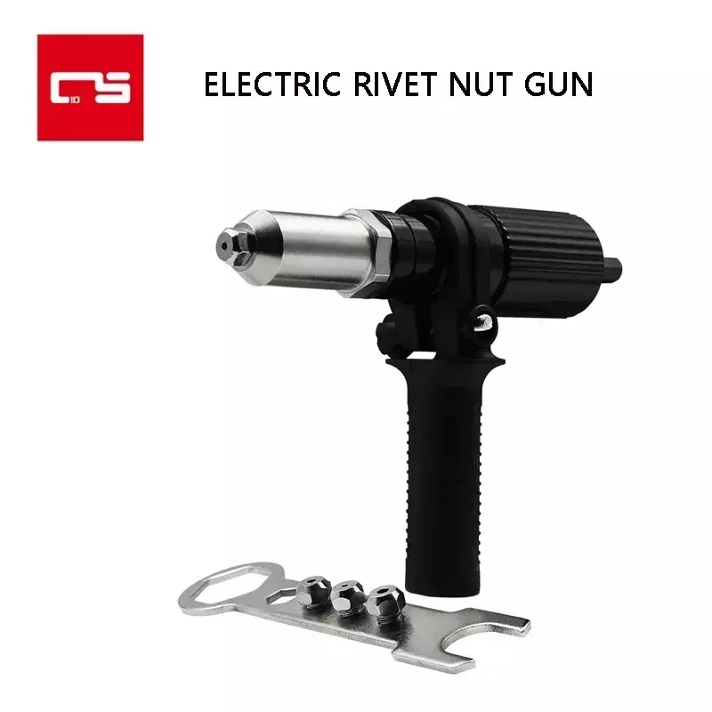 Profissional elétrico Rivet Nut Gun Ferramenta de rebitagem Acessórios Core Pull, sem fio Riveting Gun, adaptador de broca, inserir ferramentas porca