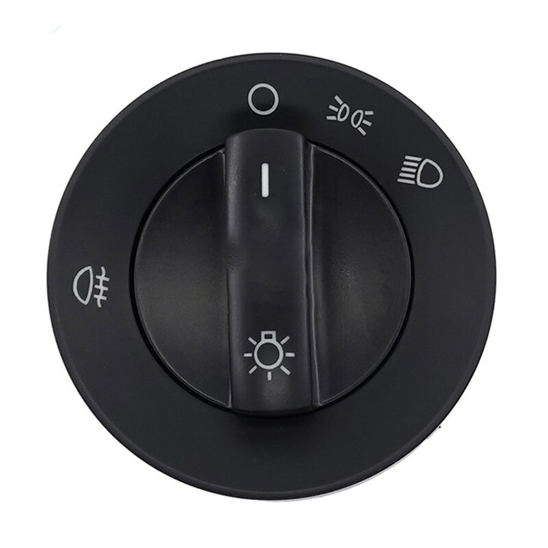 O interruptor do farol do carro com ajuste o botão, visibilidade plástica, lâmpada principal, 6Q0941531B