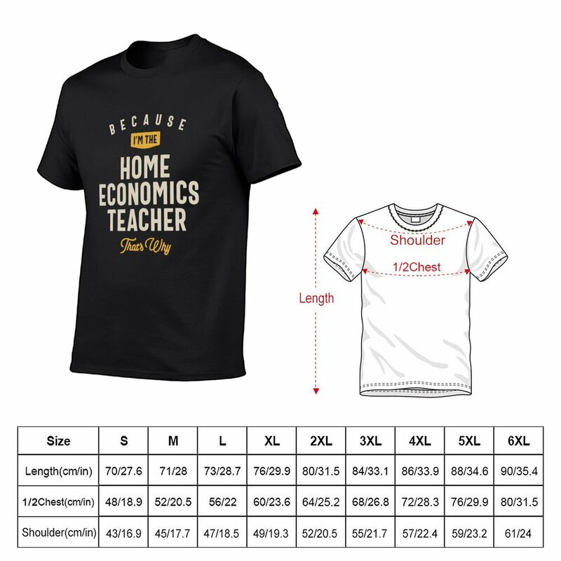 Home Economics insegnante lavoro occupazione compleanno lavoratore t-shirt vestiti carini vestiti vintage magliette pesanti per gli uomini