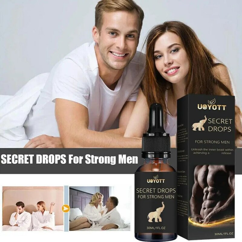 30ml Secret Drops For Strong potenti Men Secret Happy Drops miglioramento della sensibilità rilascio Stress e ansia V8f6