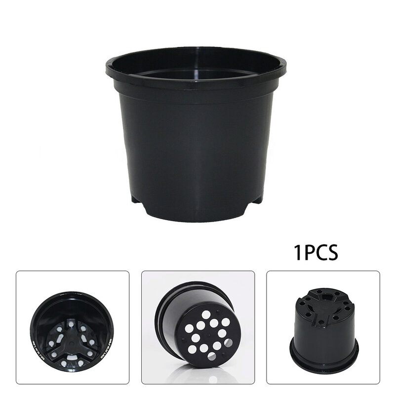 Vasos de flores pretas duráveis para bonsai, potes de plantas, ferramenta forte, acessório, montagem, substituição de plástico