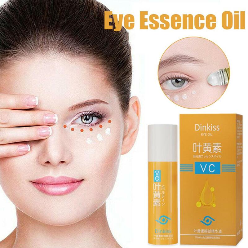 Lutein-aceite reafirmante antiarrugas para ojos, esencia que mejora las líneas, círculos de 8ml, suavidad, desvanece la oscuridad, esencia D3o7