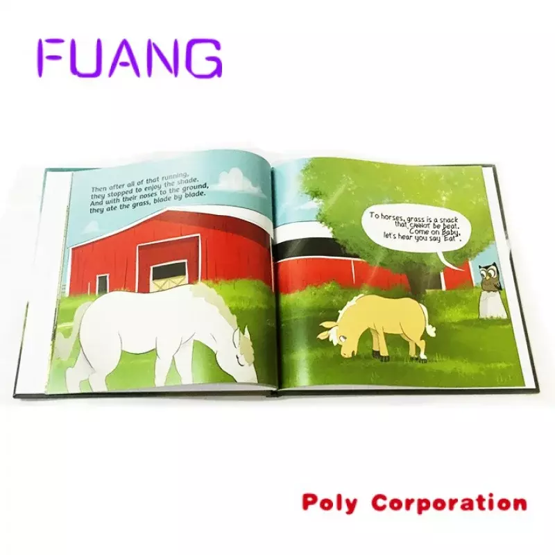 หนังสือภาพสำหรับเด็กปกแข็งพิมพ์ภาพประกอบผลิตจากประเทศจีน