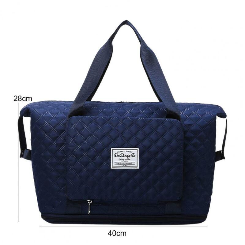 Travel Duffel Bag Dry Wet Separation Waterproof Oxford Cloth Overnight Gym Workout Single Shoulder Bag Outdoor Supplies