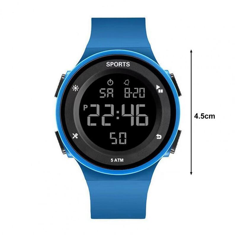 Часы наручные мужские цифровые, водонепроницаемые спортивные с силиконовым ремешком, для занятий на свежем воздухе, для подростков и студентов