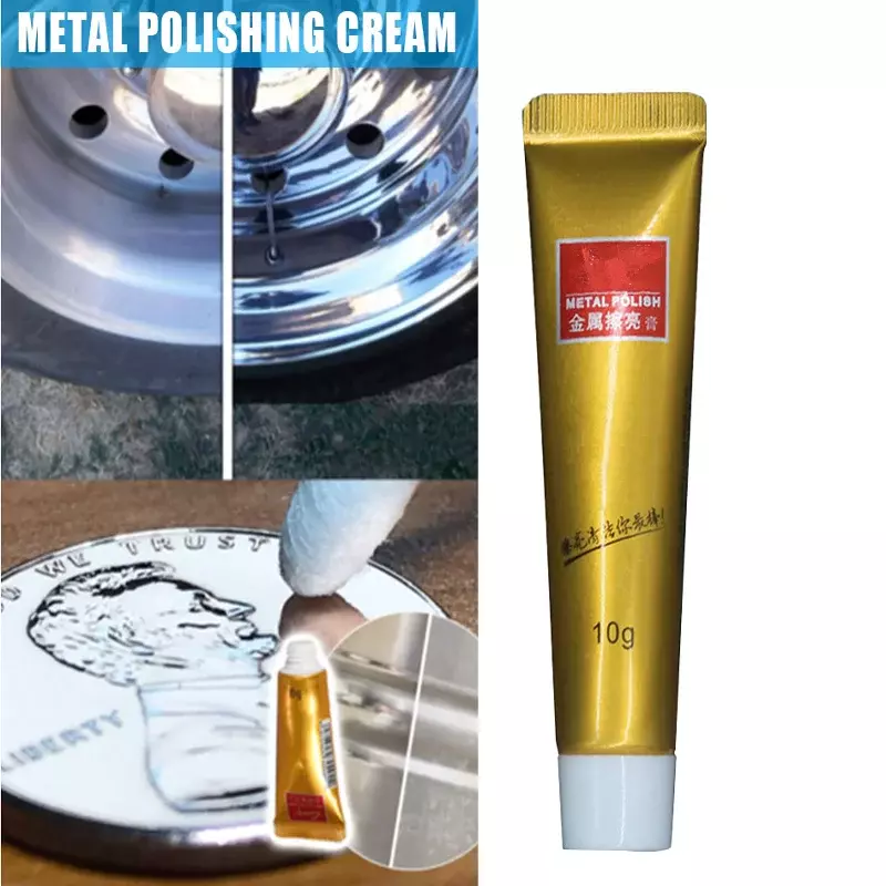Crème de polissage ultime pour métal, couteau, Machine à polir la cire, miroir, montre en céramique, acier inoxydable, pâte de polissage, dissolvant de rouille