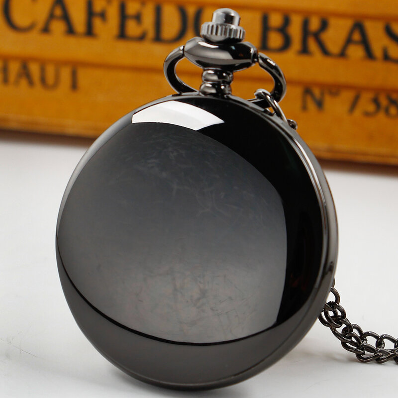 Reloj de bolsillo de cuarzo con diseño de cetro y serpiente, reloj de cadena con colgante de esfera blanca con encanto Vintage, collar creativo personalizado