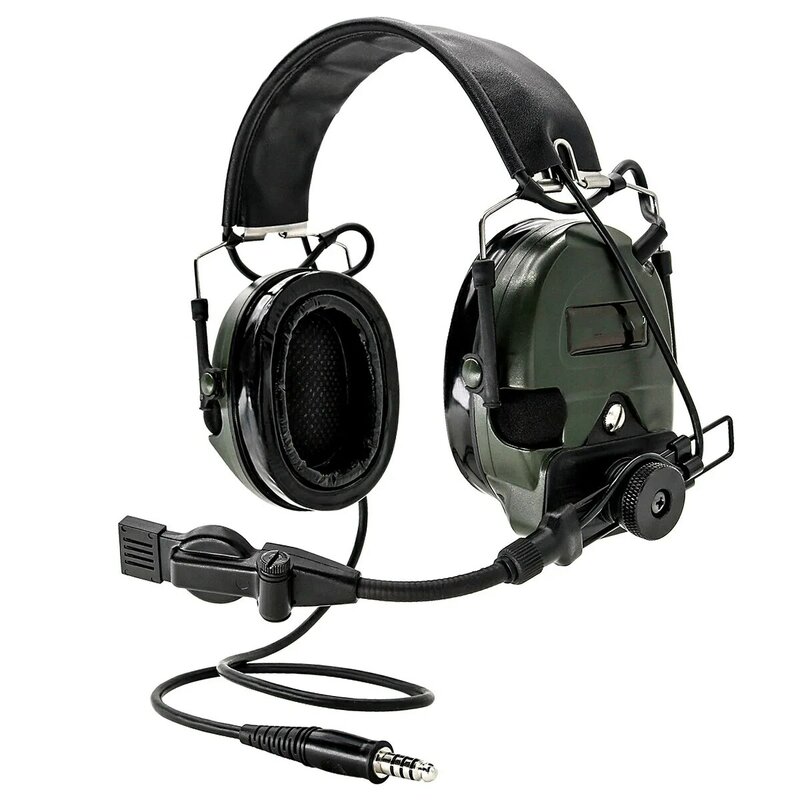 Tactical Headset Electronic Shooting Hearing Protection TCIHEADSET LIBERATOR II Anti-noise Pickup Intercom Headphone Adapter M87