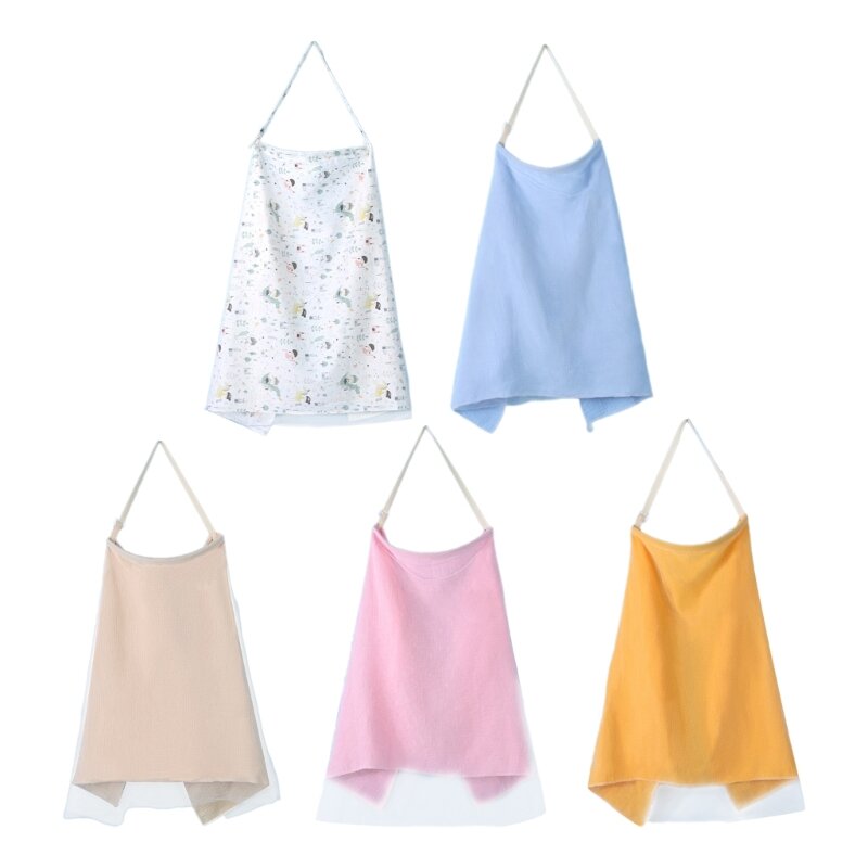 Soft & Breathable Nursing Towel Lightweight & Portable Nursing Cover Multifunctional Feeding Cover Cotton for Privacy