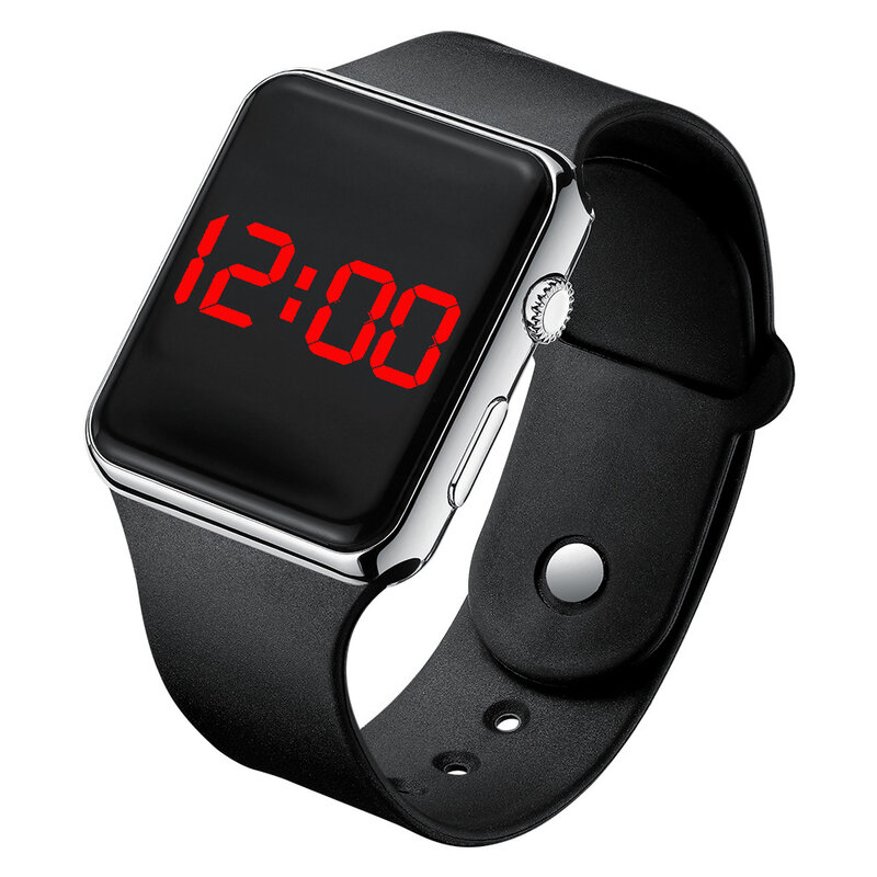 New LED Watch Pink Strap for Digital Watch Silicone Band Women Watch Men Watch Wrist Watch Smart Watches