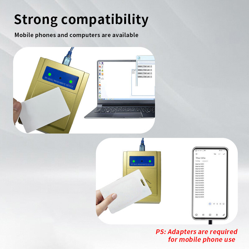 125Khz RFID Proximity Smart Reade Write Device Support USB Interface Desktop Contactless Card Reader