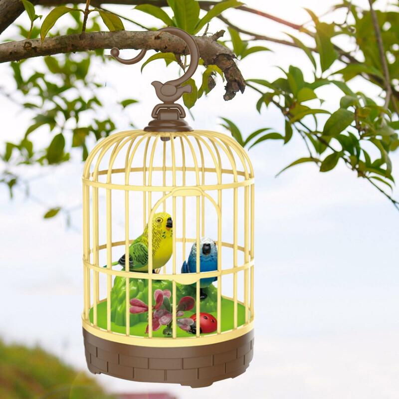 Papagei Käfig Aktiviert Bewegungen Decor Singen Chirp Sittich Schaukel Spielzeug Singen Vogel für Home Desktop baby Kinder