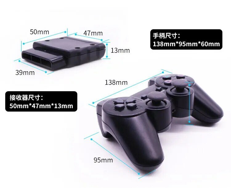 Ps2 Hnadle 2.4g Wireless Gamepad Joystick For Ps2 Controller with Wireless Receiver Dualshock Gaming Joy for Arduino STM32 Robot