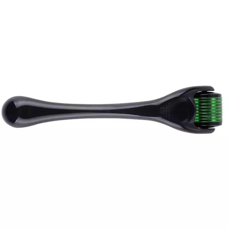 Дерма-ролик длиной 0,25/0,3 мм, титановый дермороллер черного и зеленого цвета, против выпадения волос, ролик с микроиглами для роста волос