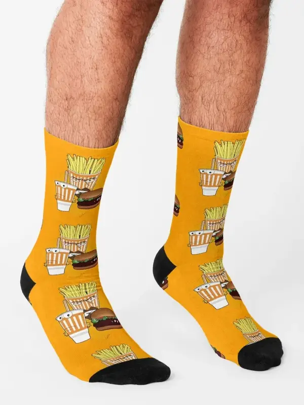 Новинка, теплые зимние Нескользящие мужские носки whatateenhungerforce, дизайнерские женские носки для футбола