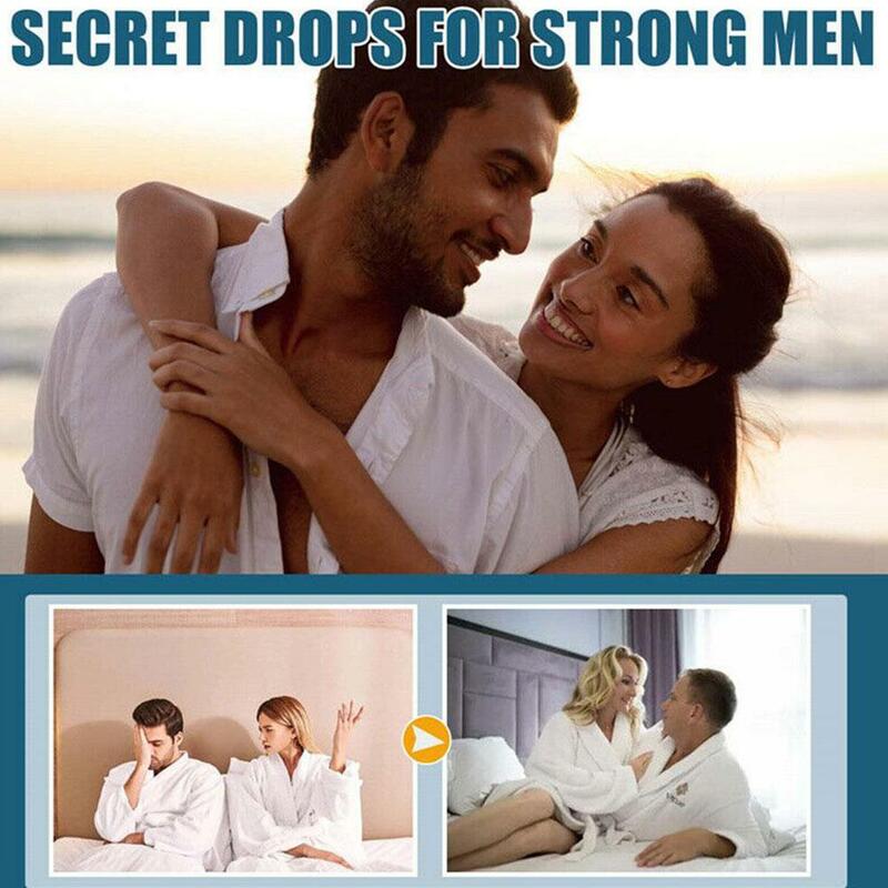 Gotas secretas para hombres fuertes de larga duración para atraer a mujeres, gotas esenciales para el cuerpo, estimulantes sexuales, 30ml, I4D1