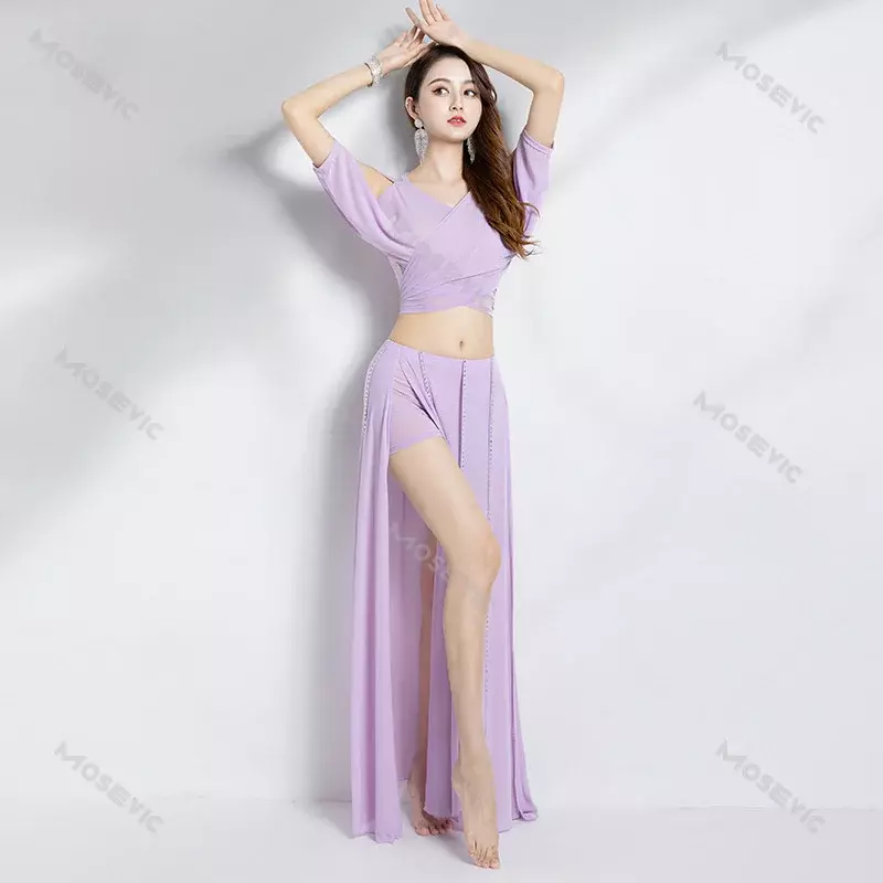 Dance Costume New sexy belly dance training suit for beginners Oriental dance performance Costume for women