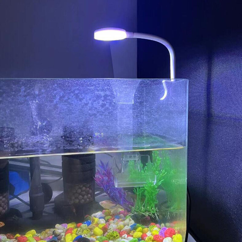 5 Вт, зажим для аквариума, искусственная многофункциональная лампа без мерцаний, лампа для аквариума, лампа с зажимом для зарядки, фотолампа для заполнения искусственных элементов